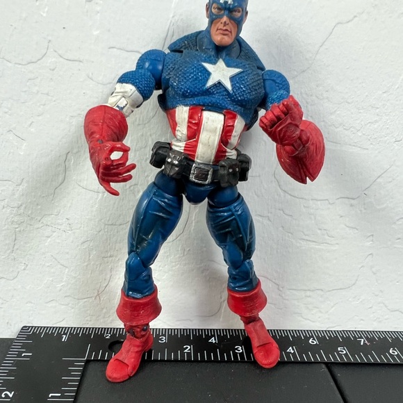 Marvel Legends Toybiz Face Off CAPTAIN AMERICA Steve Rogers 6" Action Figure - Picture 5 of 9
